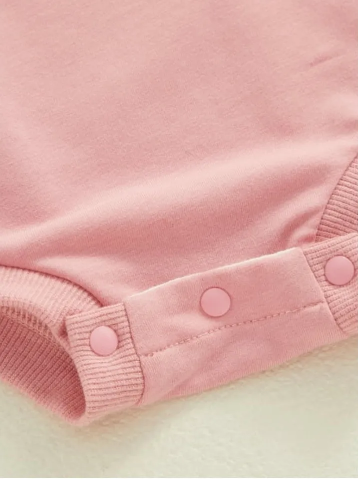 $12.50 EA -- 6-12M x 1, 12-24M X 1 - Girls Pink One Sweater Romper