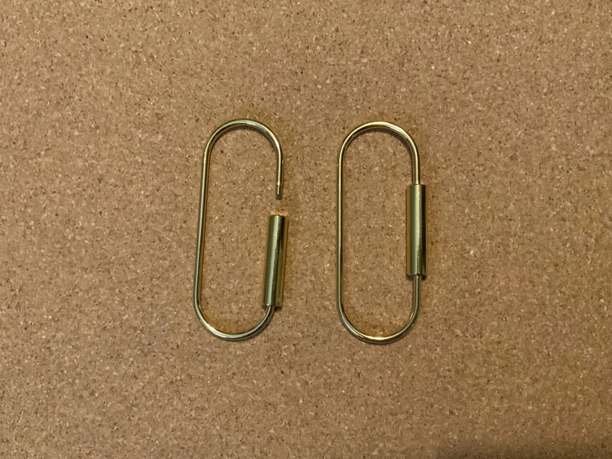 Brass Carabiner Keychain