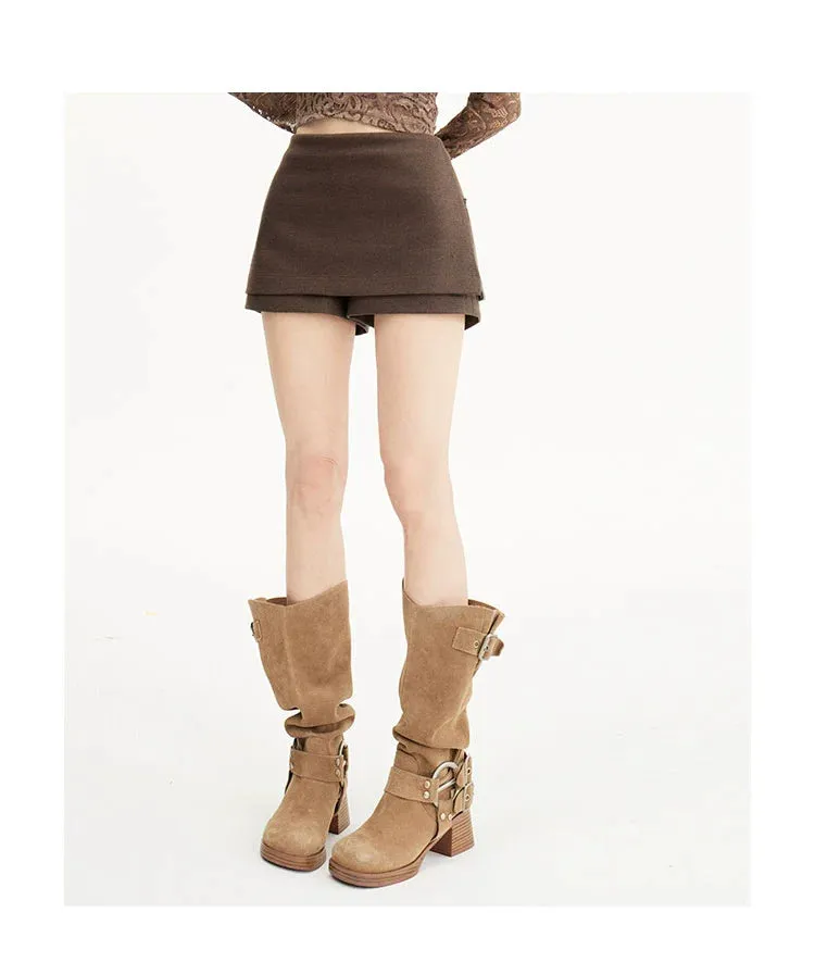 CCHUN JUNKO Clara Minimalist Skirt Pants