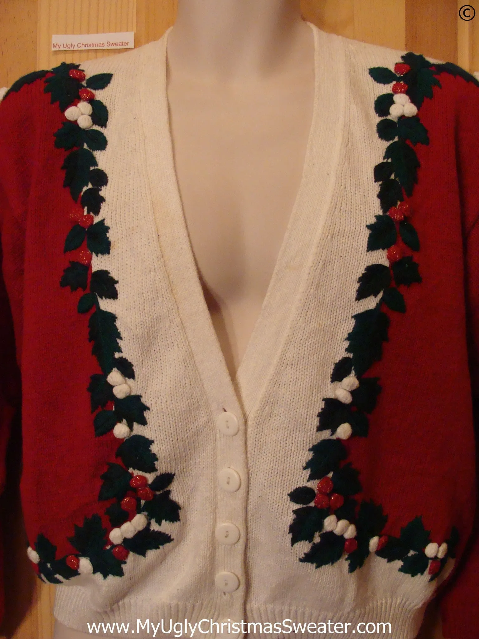 Cheap Ivy Themed Tacky Christmas Sweater