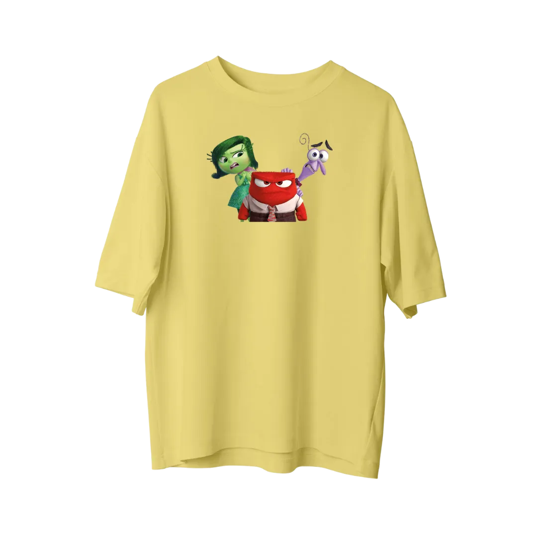 Disgust Sadness Fear - Oversize T-shirt