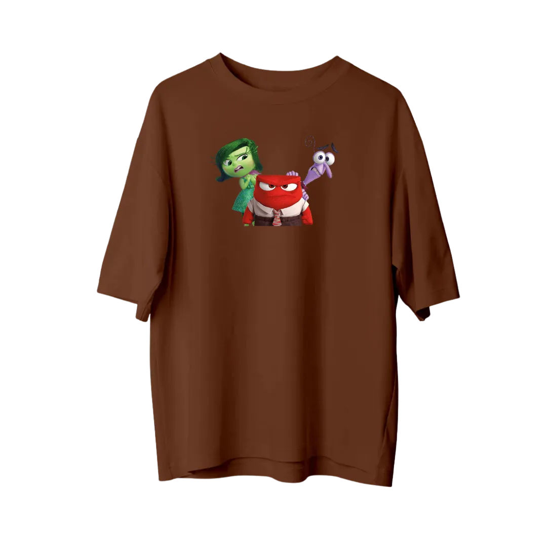 Disgust Sadness Fear - Oversize T-shirt