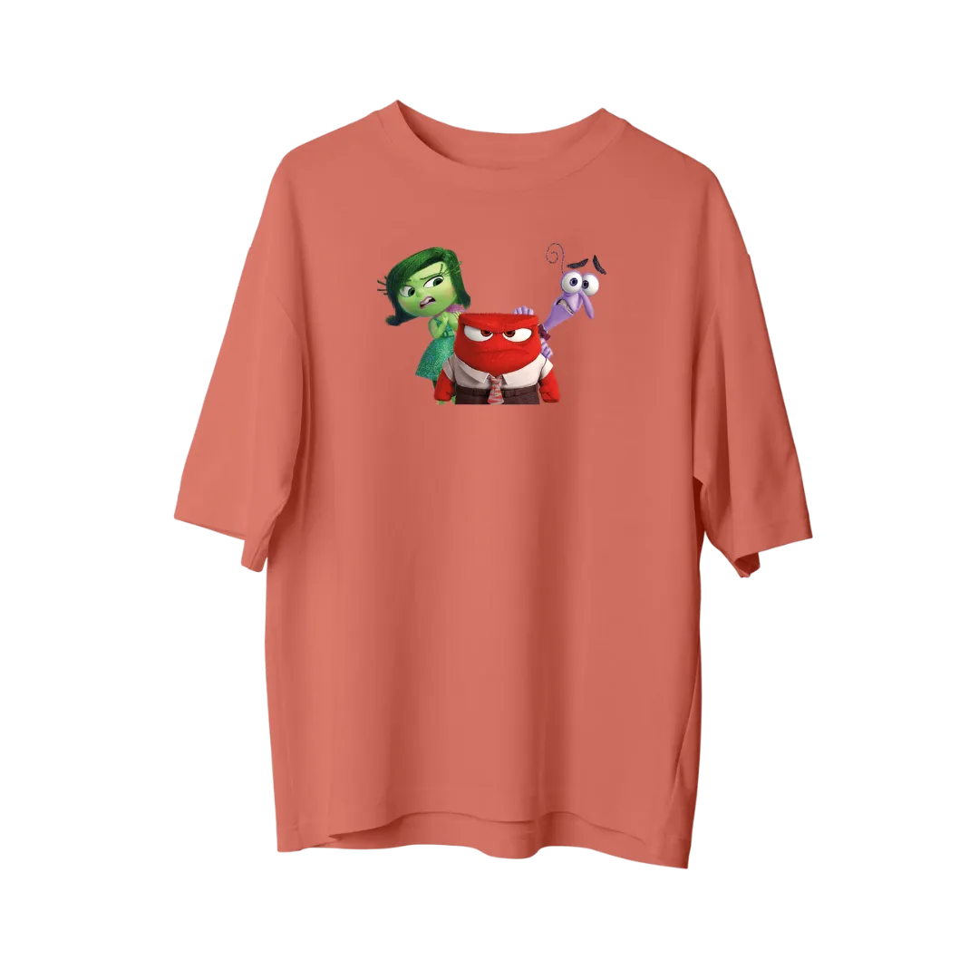 Disgust Sadness Fear - Oversize T-shirt