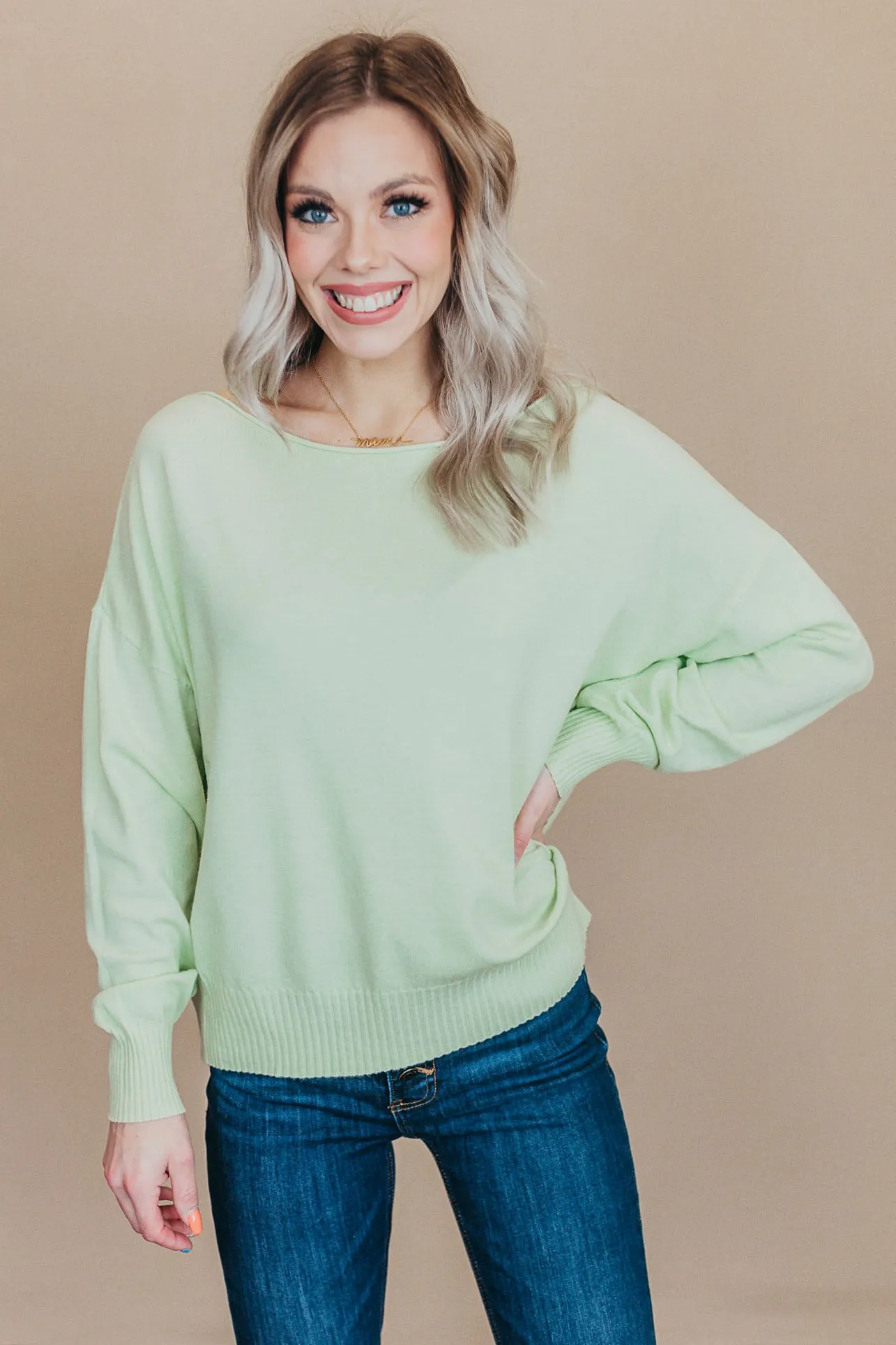 Dreamers Boat Neck Sweater - 3 Colors