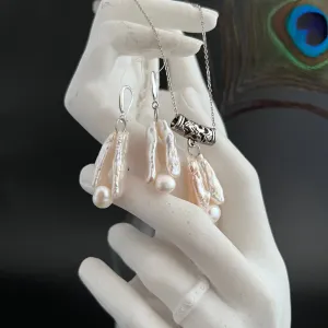Duo Keshi Pearl Set