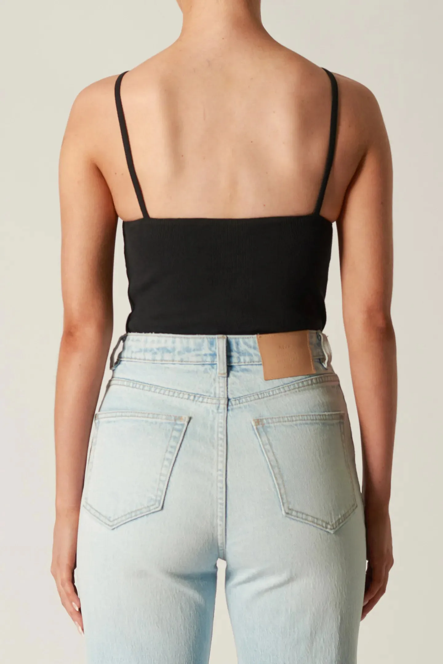 FRENCHIE MINIMALIST TOP | BLACK