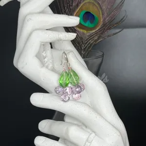Fruity Crystal Drop Earrings