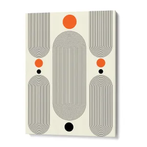 Geometric Capsule - II Abstract Painting