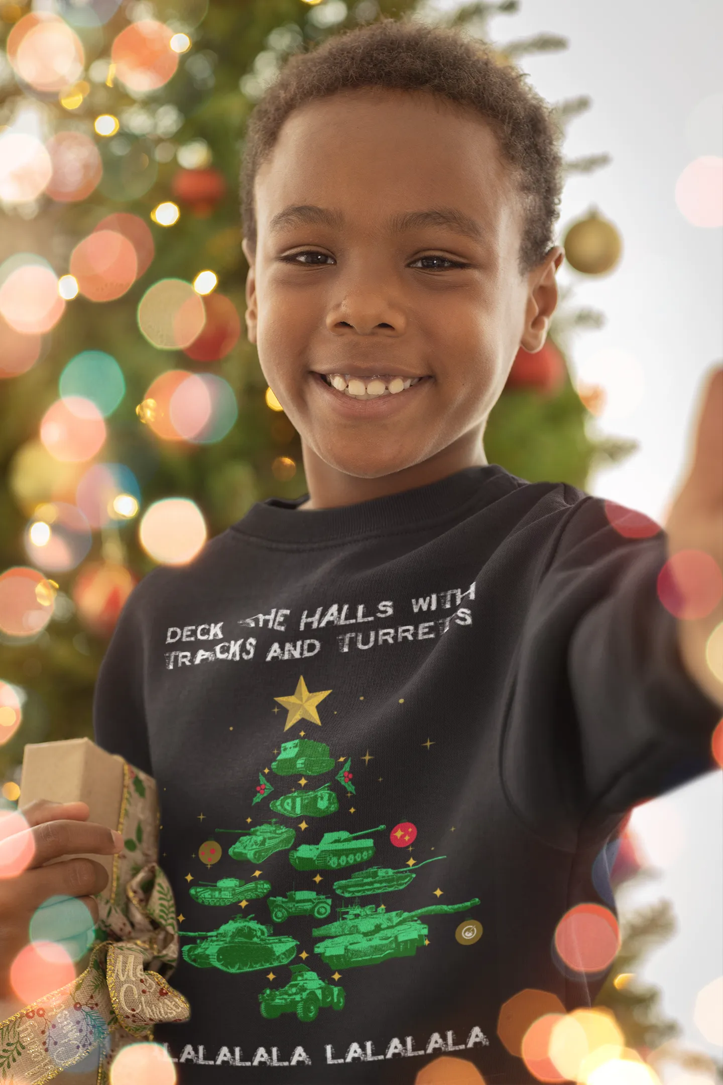 Kids Deck the Halls Sweater