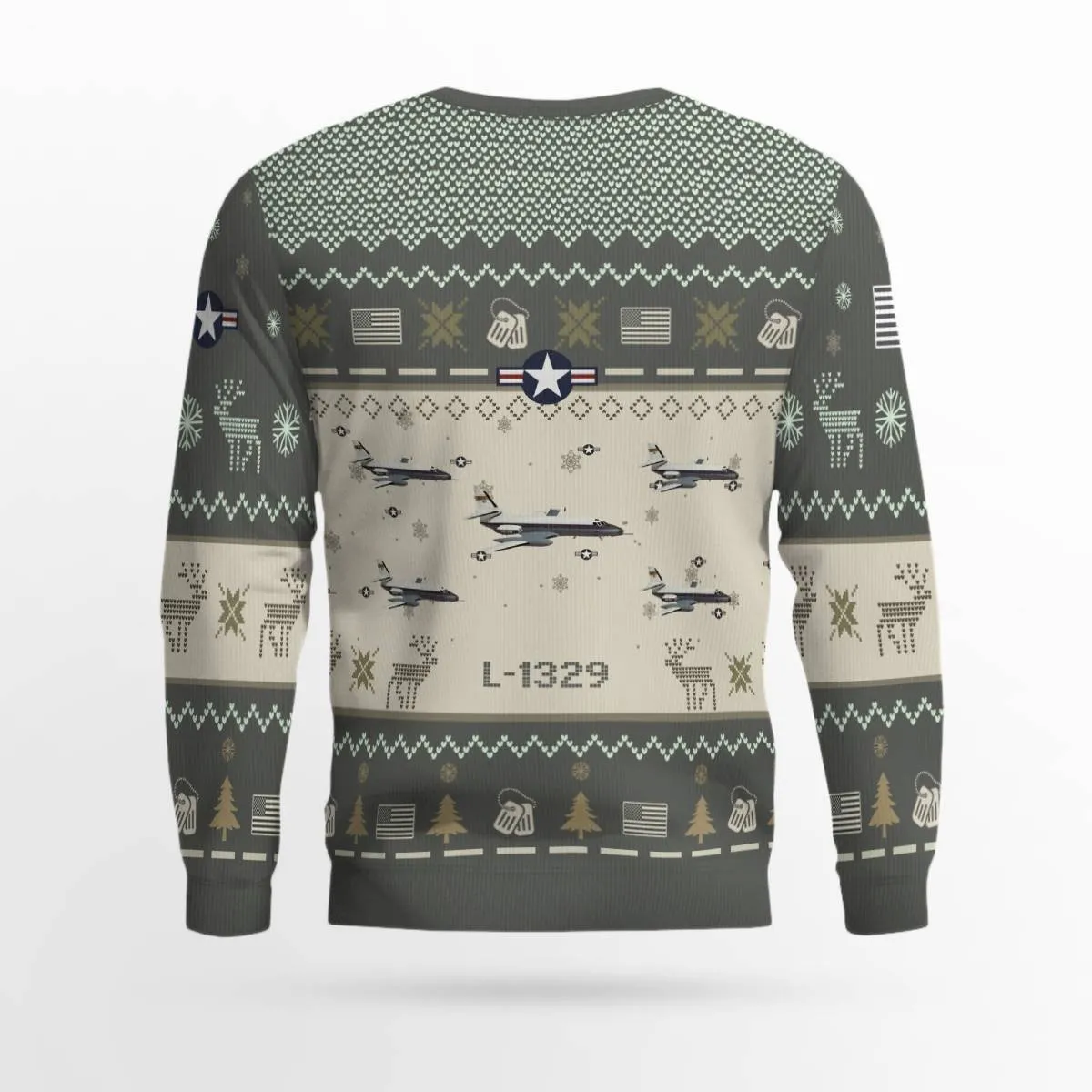 Lockheed L-1329 Aircraft Ugly Sweater, Ugly Sweater Christmas Shirt for Men Dad Veteran