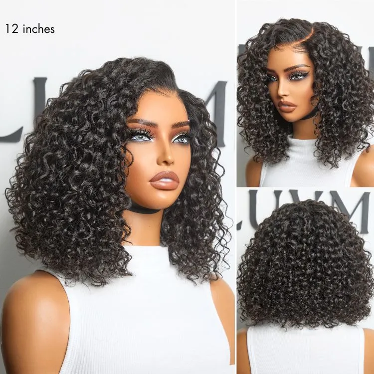 Luvme All-Day Comfort Wig Deep Wave Glueless Minimalist HD Lace Human Hair Curly Wig Pre-Cut Lace