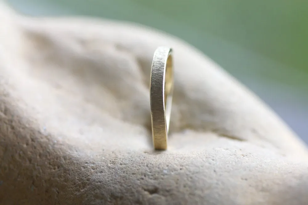 Minimalist 14K Gold Stacking rings