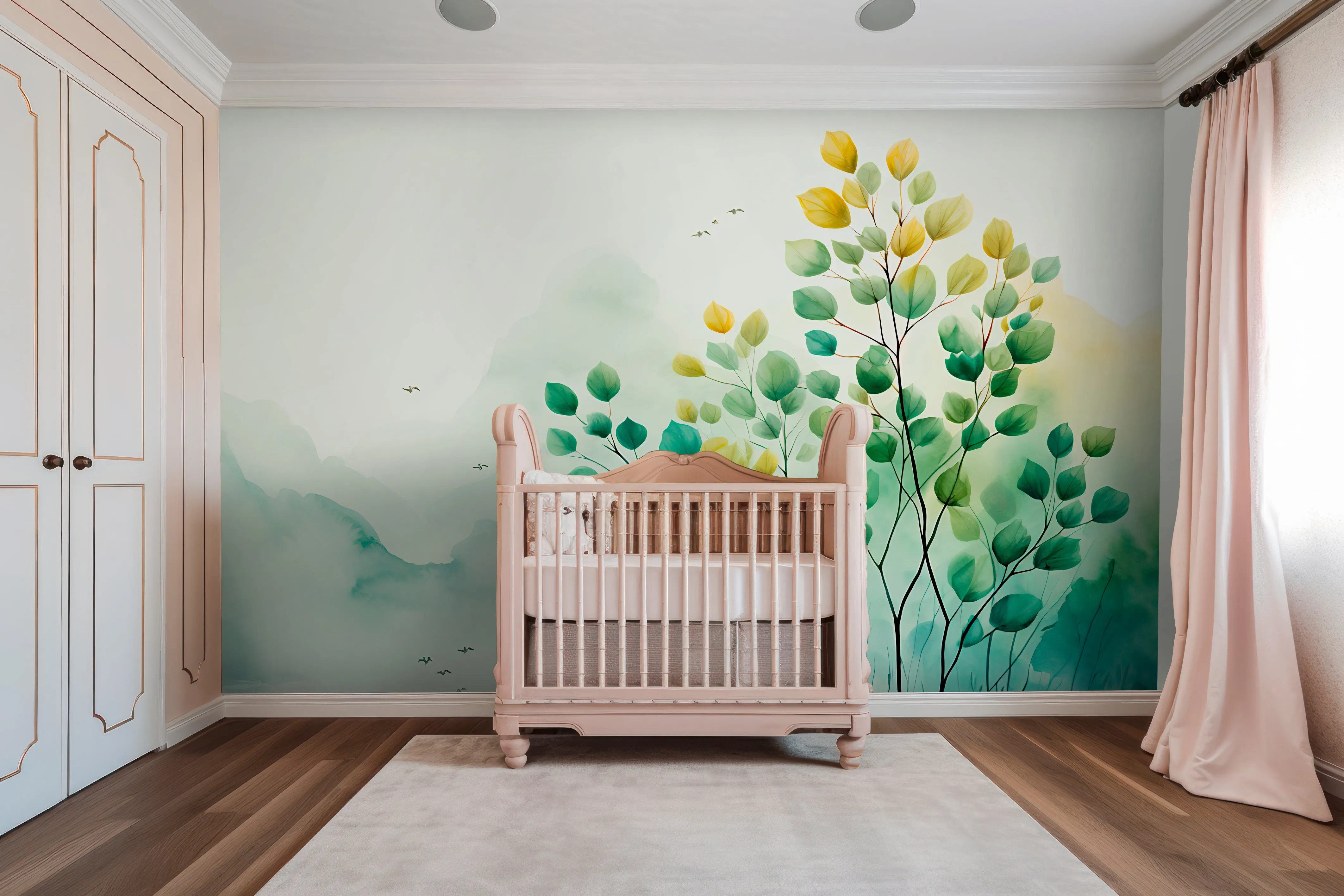 Minimalist Tree Wall Mural