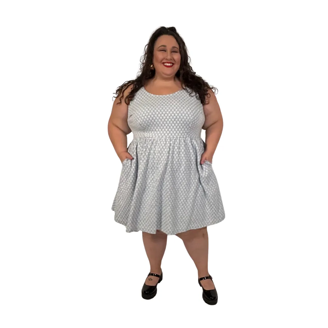 Modcloth Sleeveless Knit All Over Pattern Dress