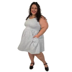 Modcloth Sleeveless Knit All Over Pattern Dress