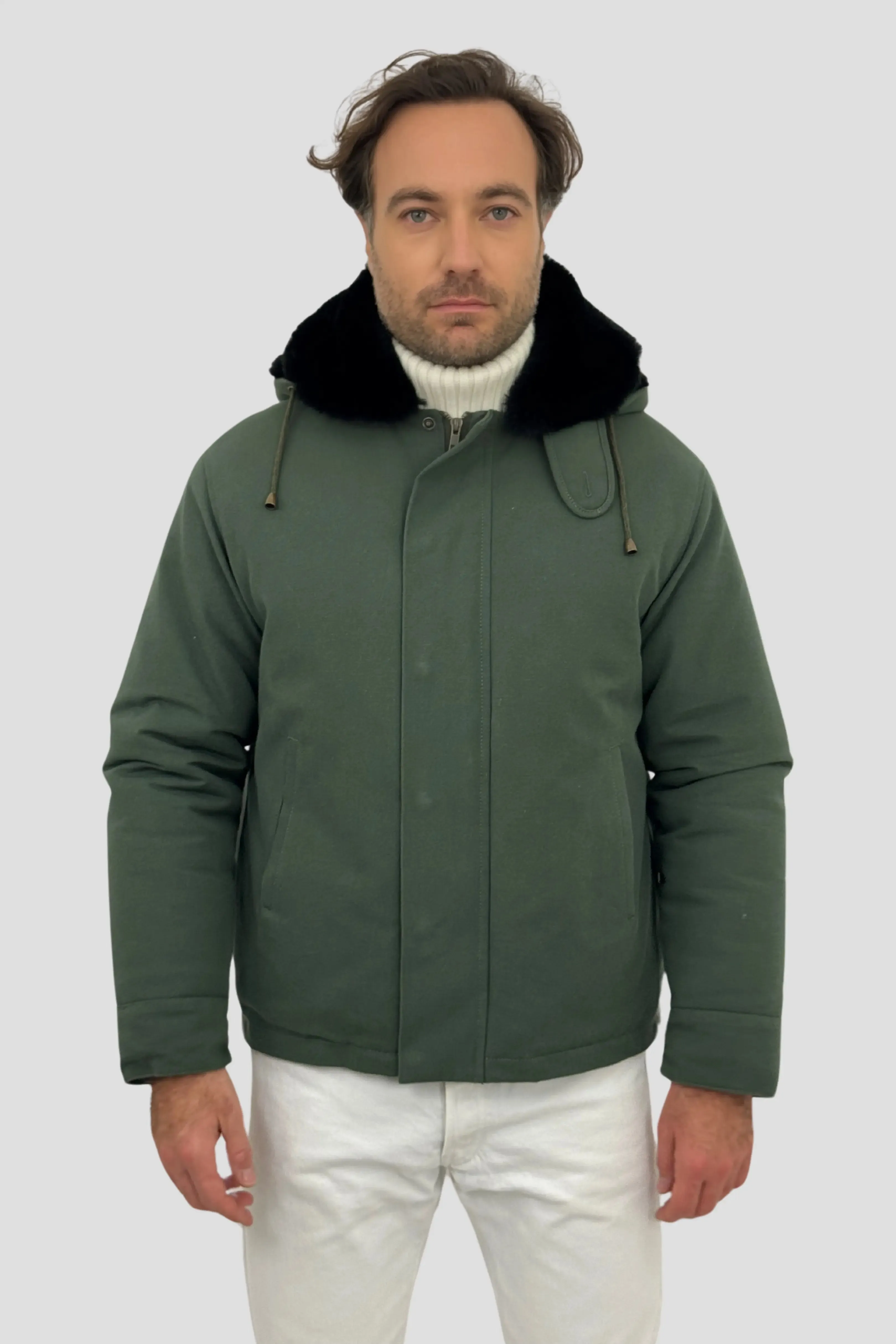 Parka Heritage verte kaki