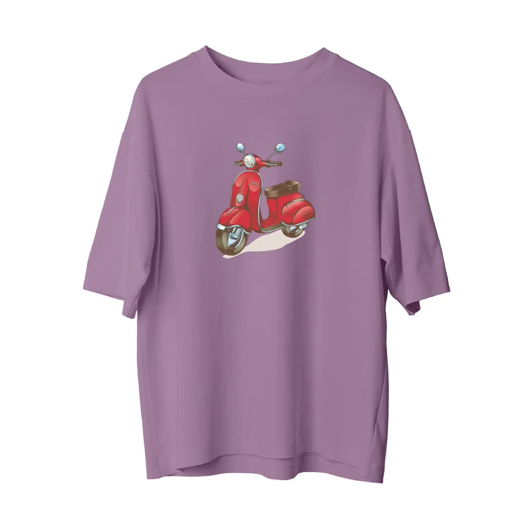 Red Motorcyle - Oversize T-Shirt