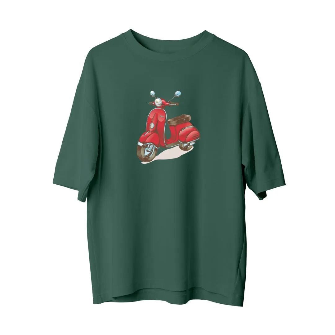 Red Motorcyle - Oversize T-Shirt