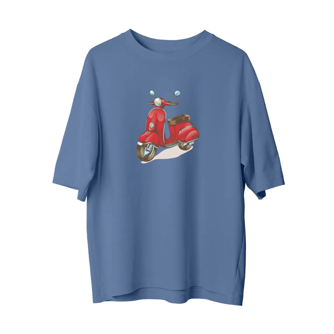 Red Motorcyle - Oversize T-Shirt