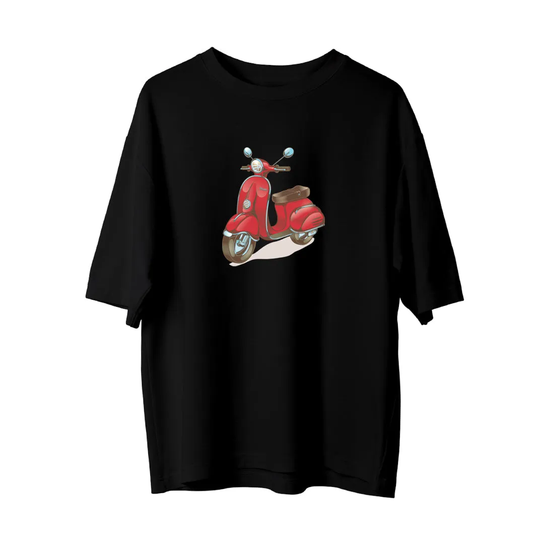 Red Motorcyle - Oversize T-Shirt