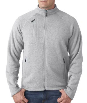 storm creek adult polyester sweater jacket - platinum (l)