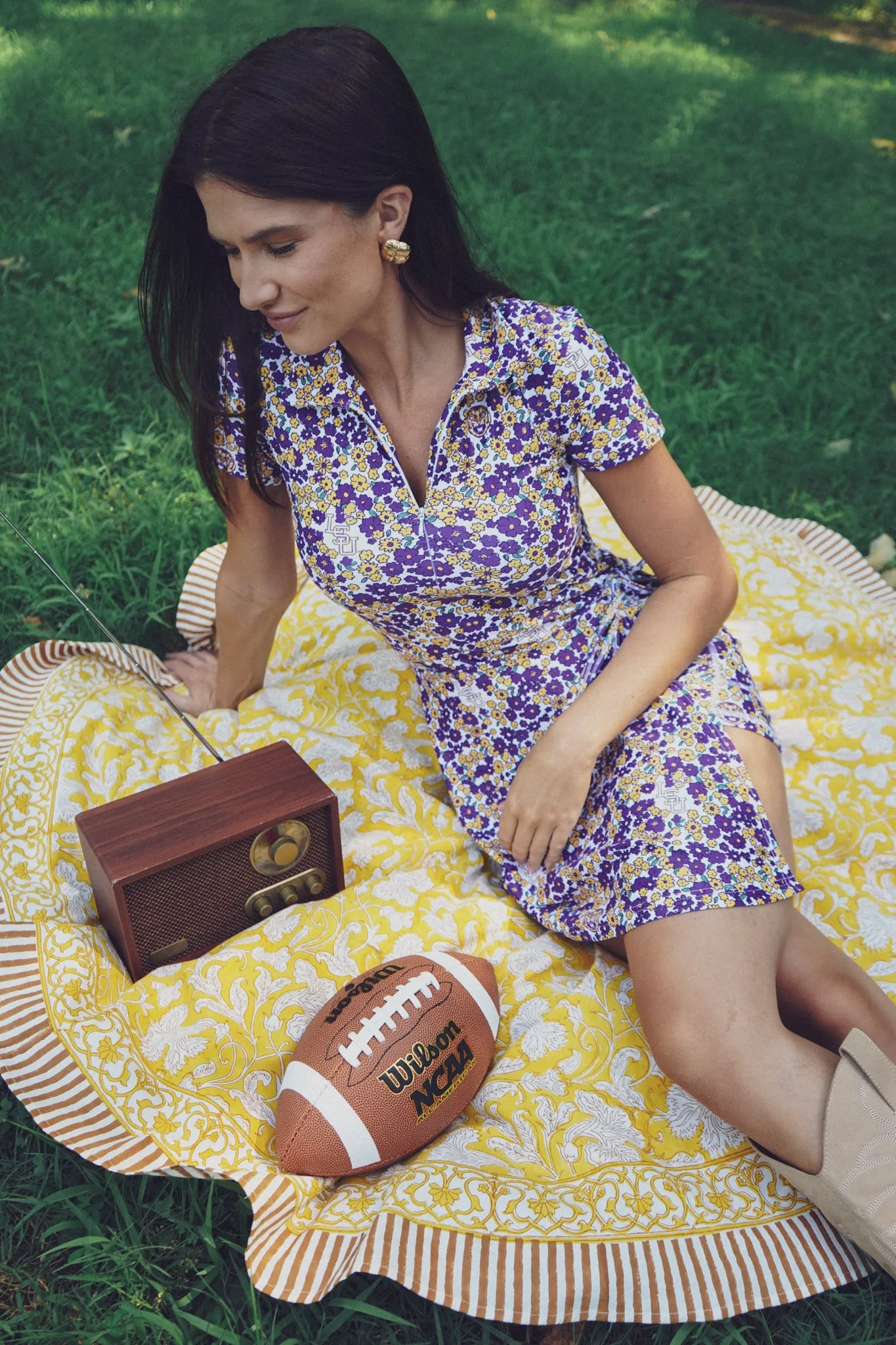 Tailgate Collection Ivy Dress - LSU Floral