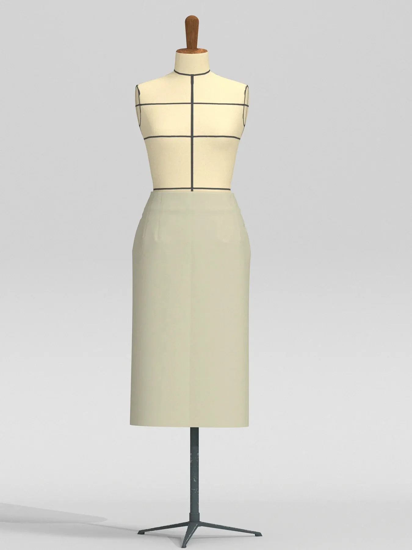 THE ASSEMBLY LINE • Pencil Skirt Sewing Pattern (XS - L)