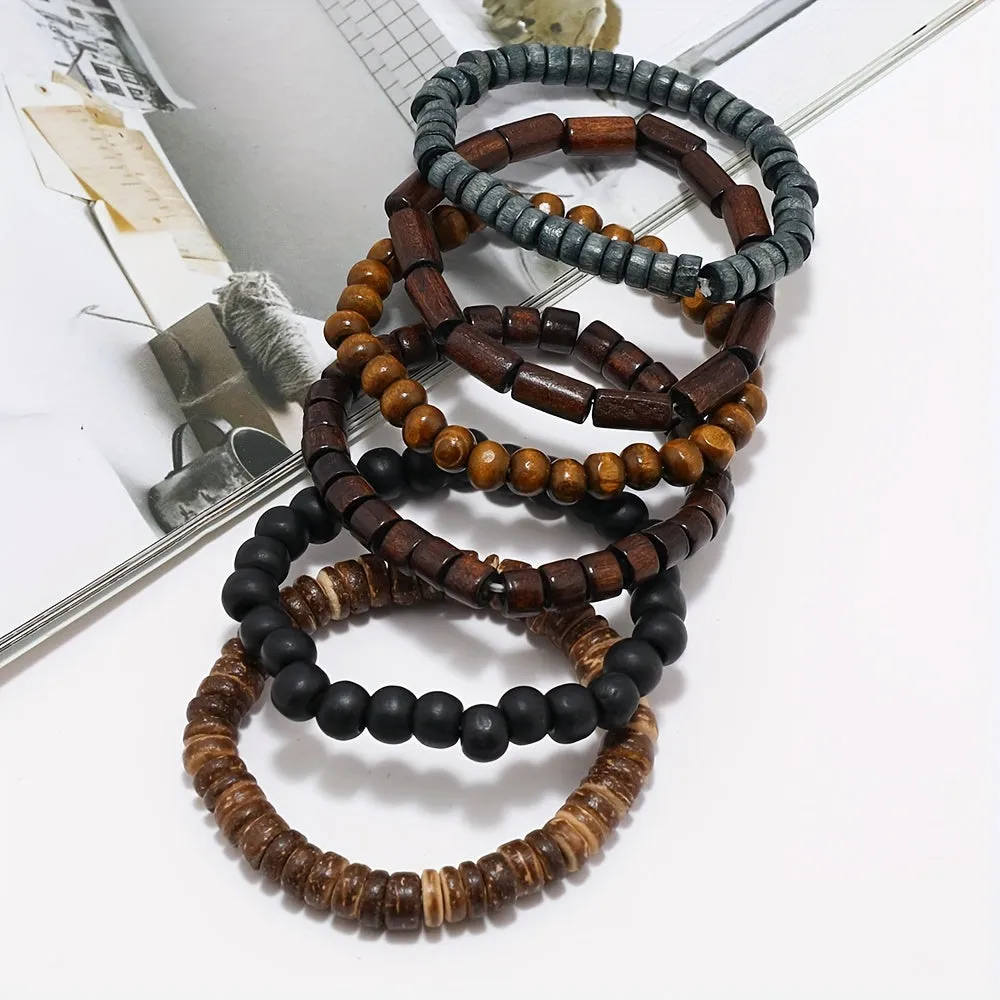 Trendy Minimalist Beaded Bracelet for Men | Vibrant Color