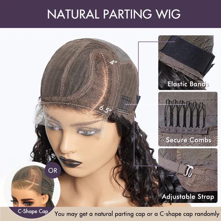 Weekly Special | Put On & Go Blunt Cut Straight Bob Minimalist HD Lace Glueless C Part Wig