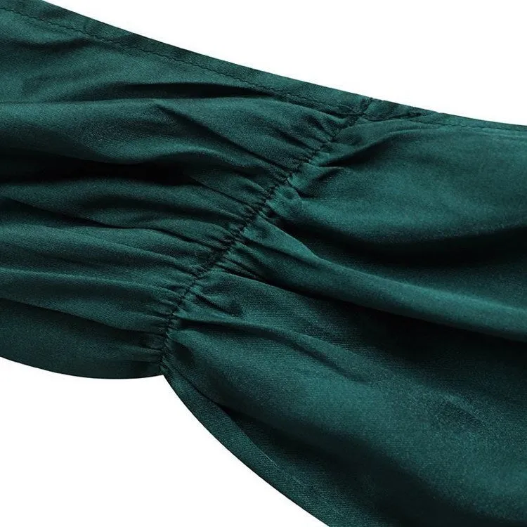 Wrap Dress with Bodycon Neck